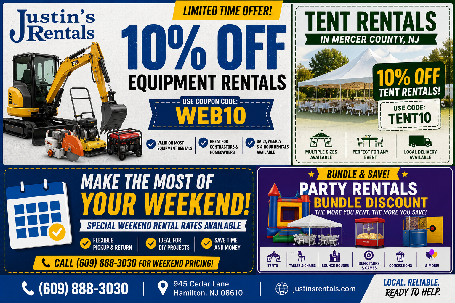 rental discounts hamilton nj